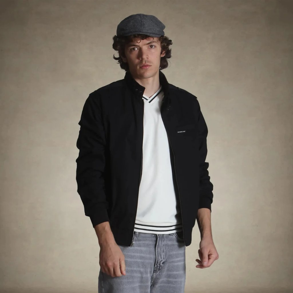 Members Only Men’s Classic Iconic Racer Jacket | Black | Size M
